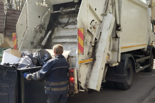 garbage truck accident california