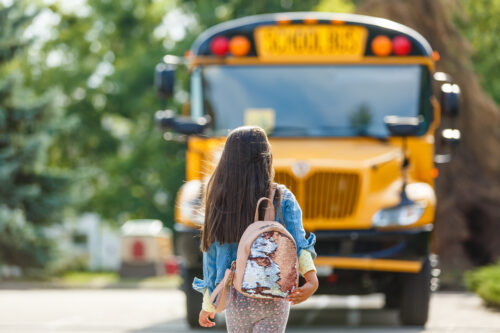 school bus student